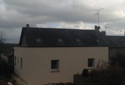 extension bois bardage trespa