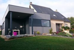 extension bois maison