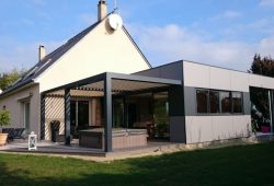 extension bois maison