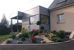 extension bois maison