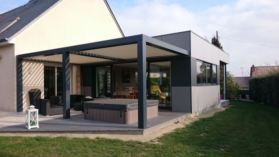 extension bois maison