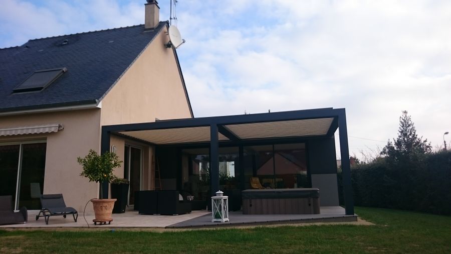 extension bois maison