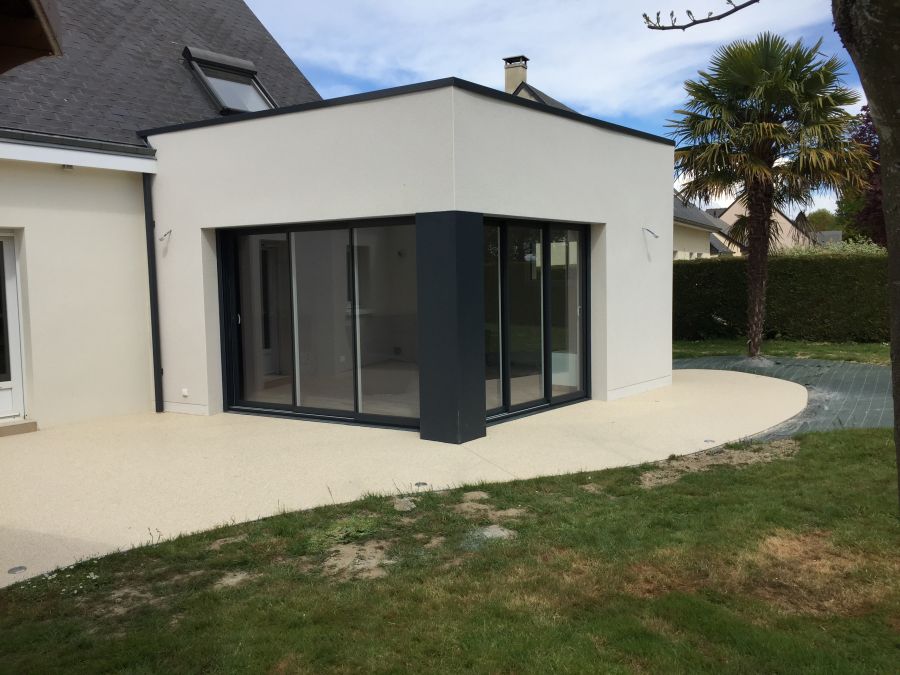 maison extension sejour